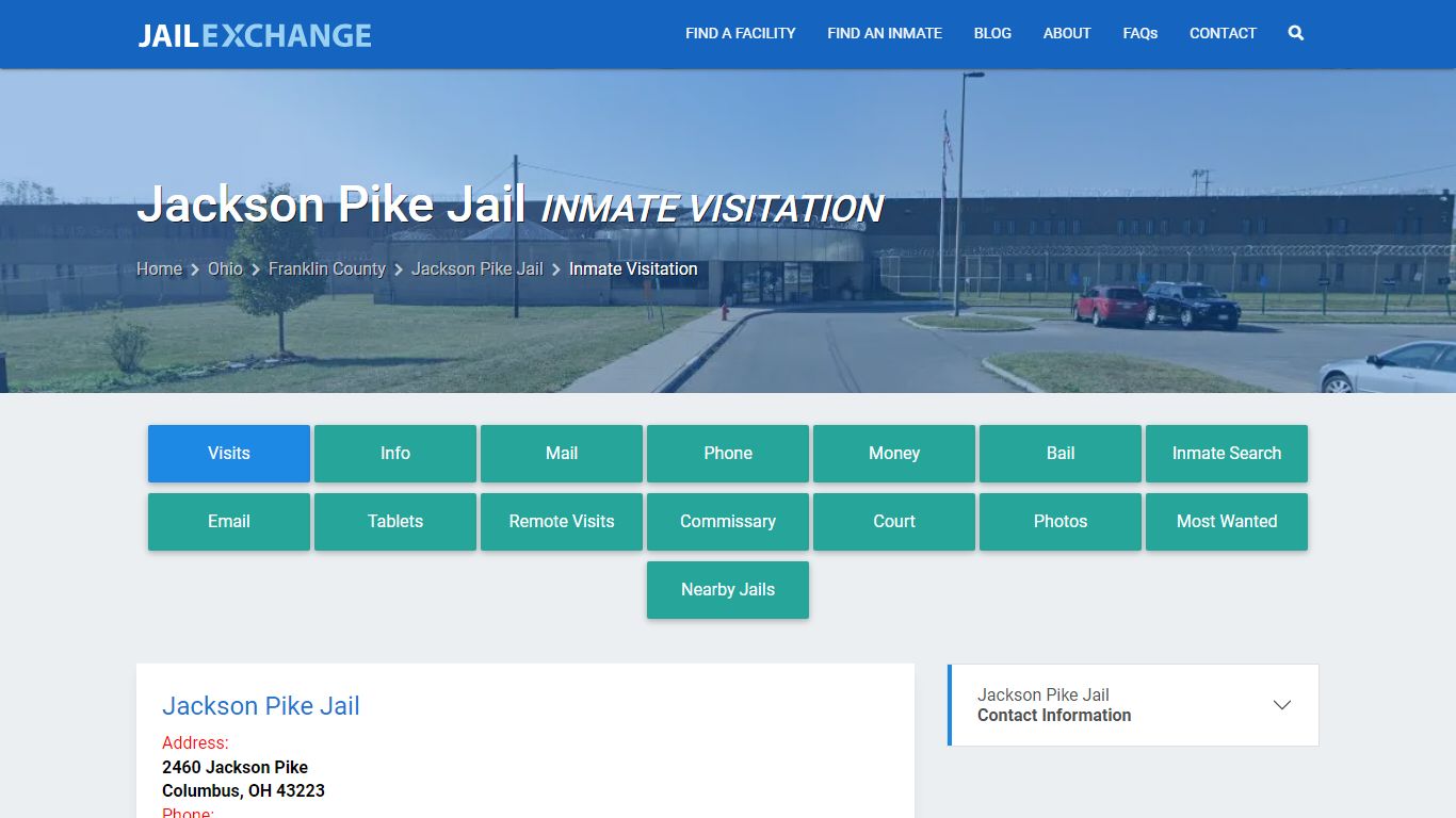 Jackson Pike Jail Inmate Visitation - Jail Exchange